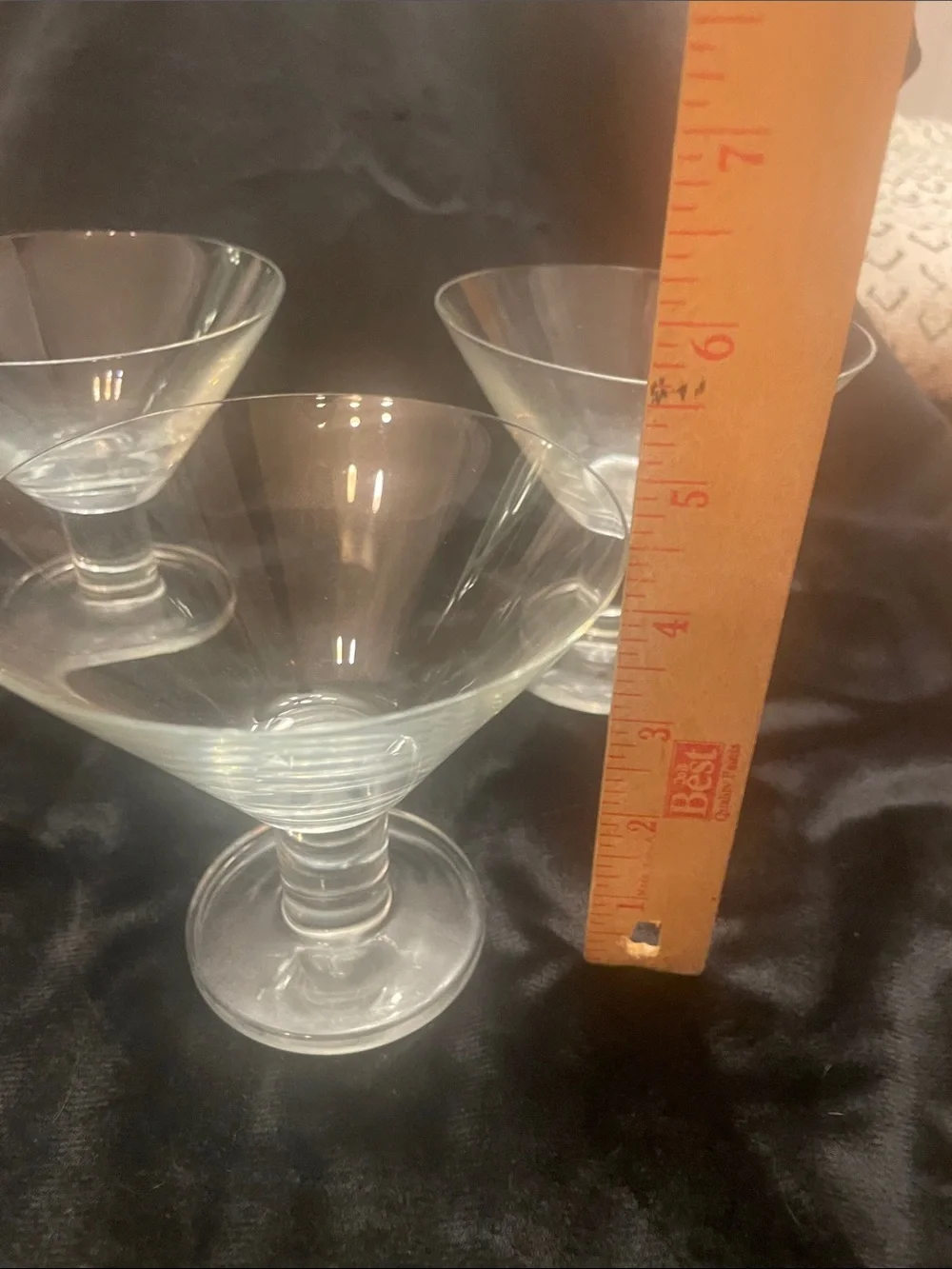 Vintage Viva Clear by Crate and Barrel - Set of 3